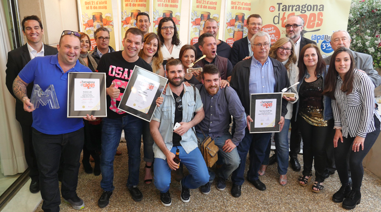 Els guardonats de la VIII edició del Tarragona dTapes/ Tomàs Varga